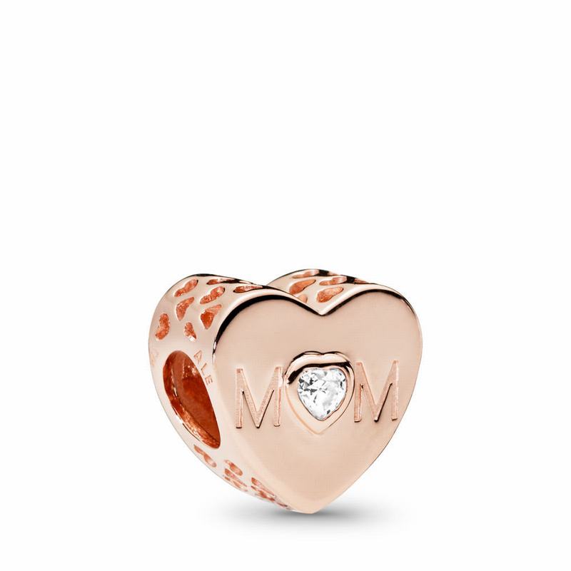 Pandora Australia Rose™ Mother Heart Charm | BUANOY745